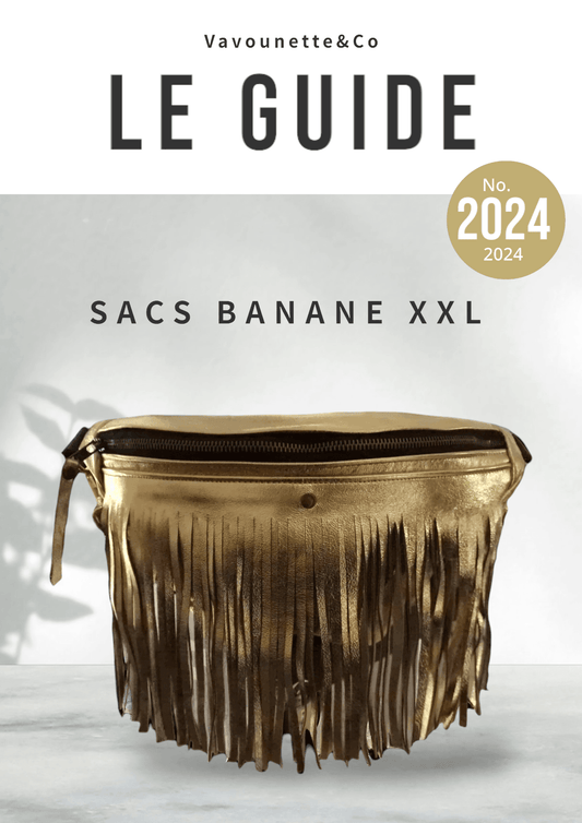 Sac banane xxl en cuir femme