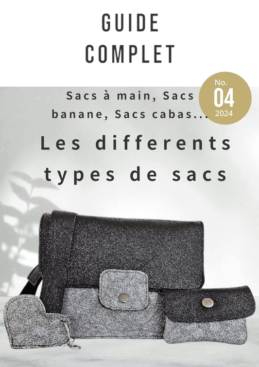 sac à main en cuir noir et gris pour femme