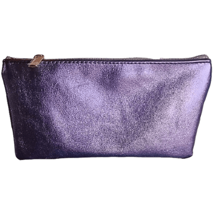 Pochette en cuir ROSE et VIOLET Métallisé Lala - Vavounette&Co