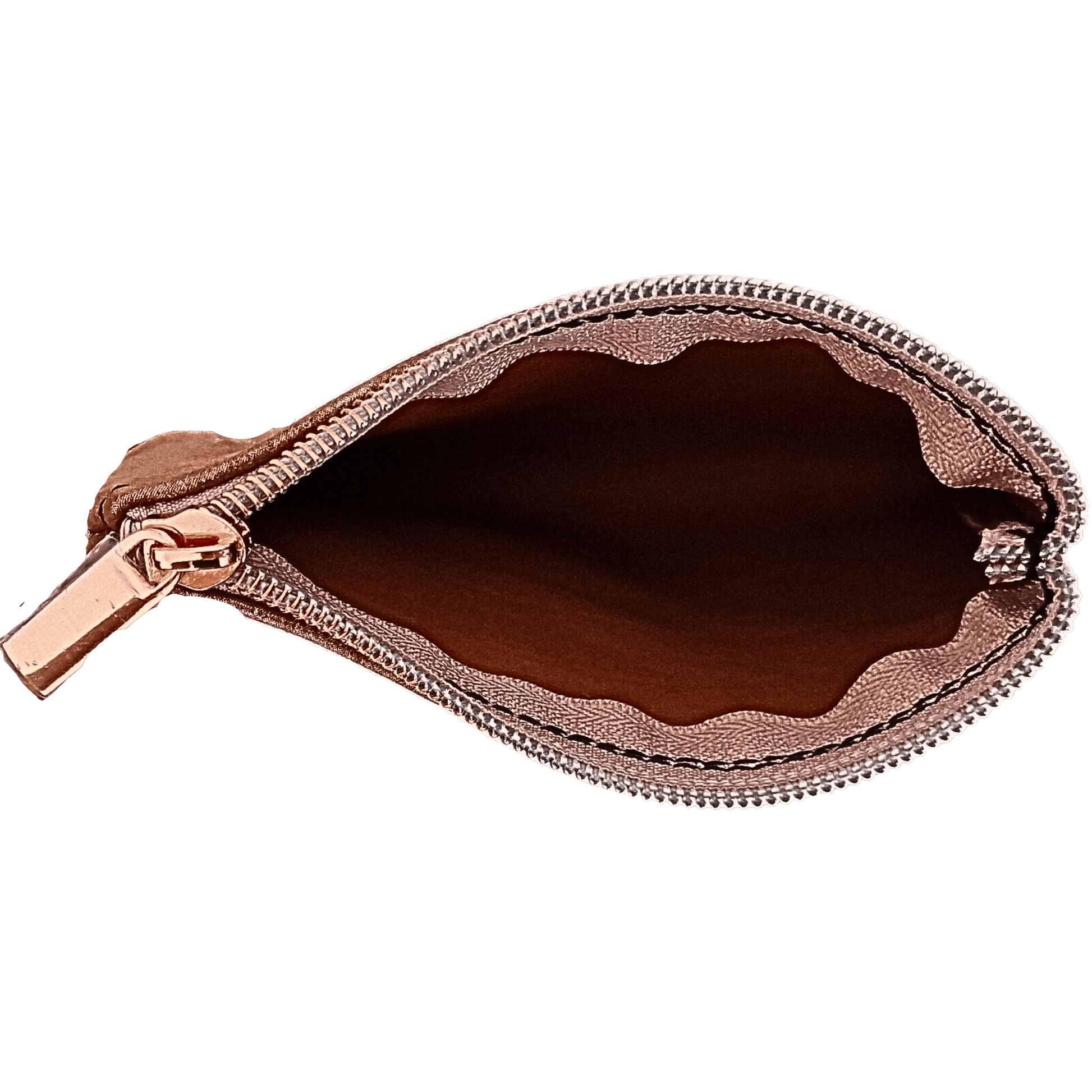 Porte monnaie Femme MARRON Doré Lisa - Vavounette&Co