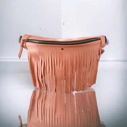 Sac Banane Femme en cuir Frange CORAIL Anaïs - Vavounette&Co