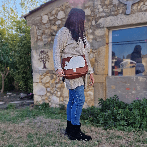 Sac Besace Femme Cuir Camel Dallas - Vavounette&Co