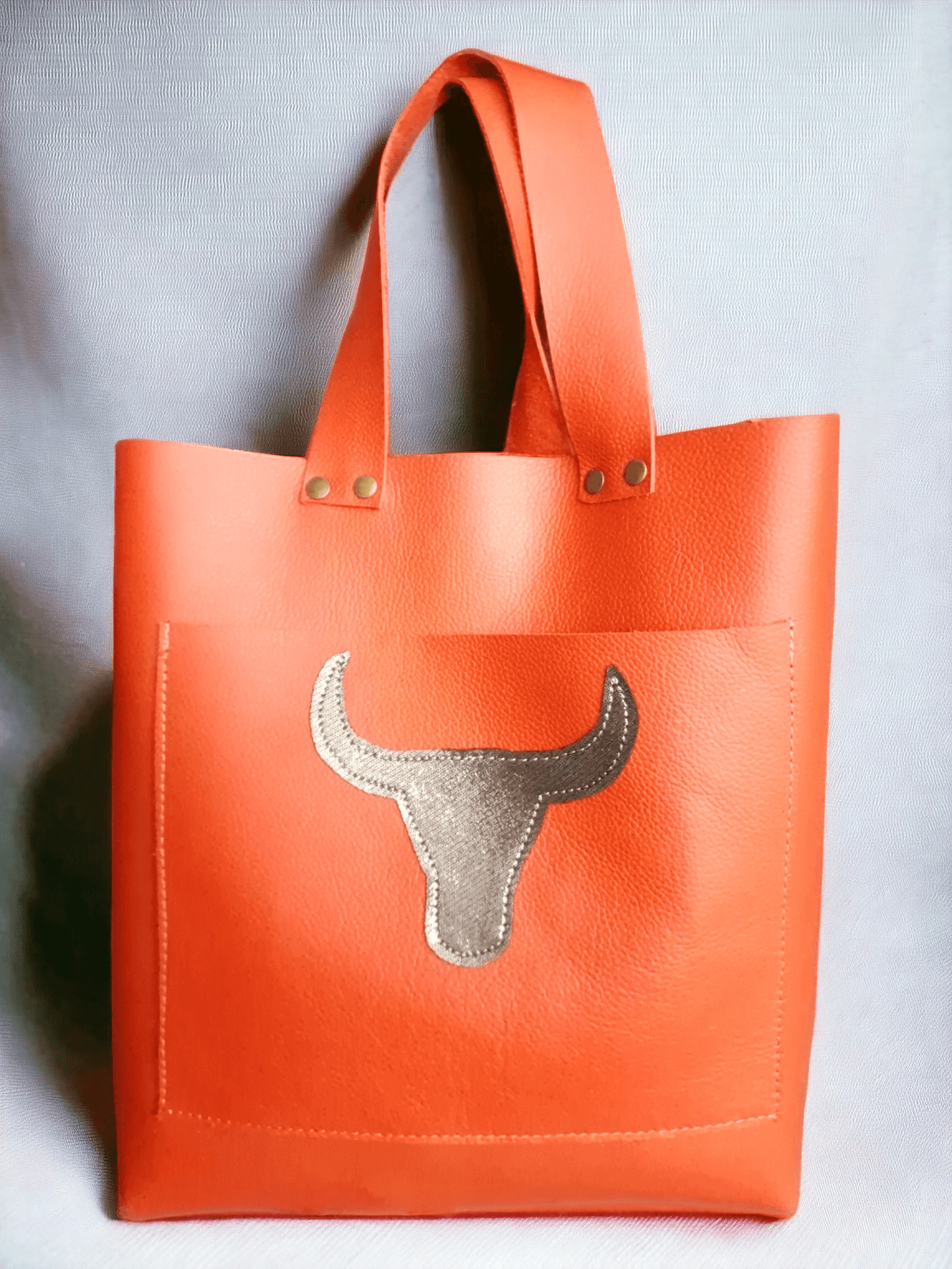 Sac Cabas Femme en cuir ROUGE Bill - Vavounette&Co