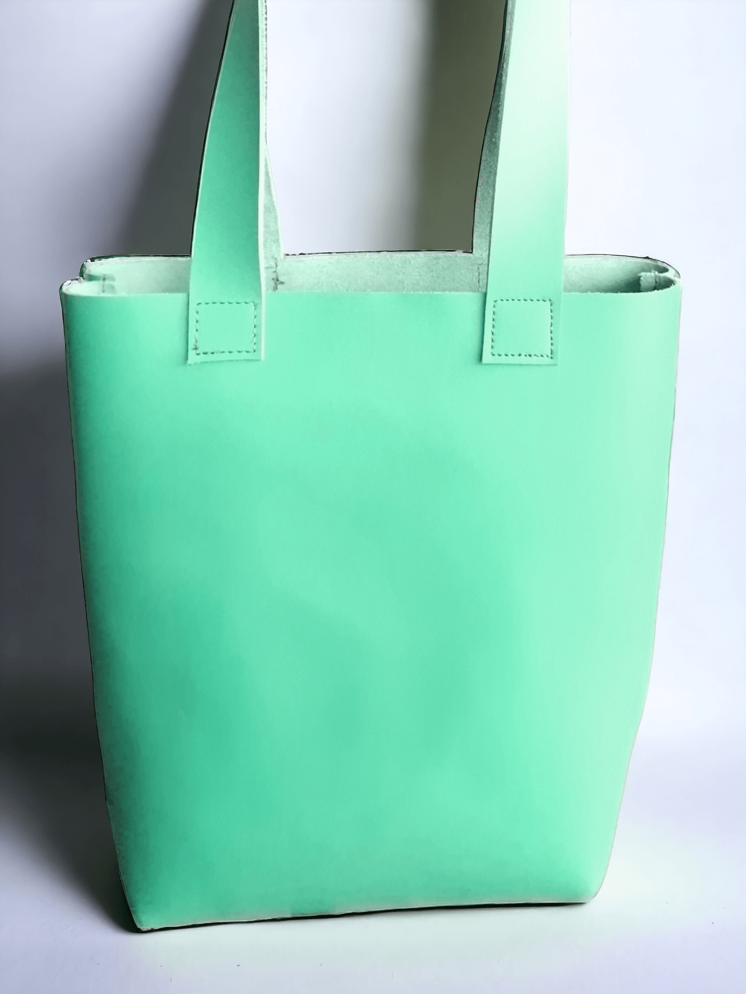 Sac Cabas Femme en cuir VERT Bill - Vavounette&Co