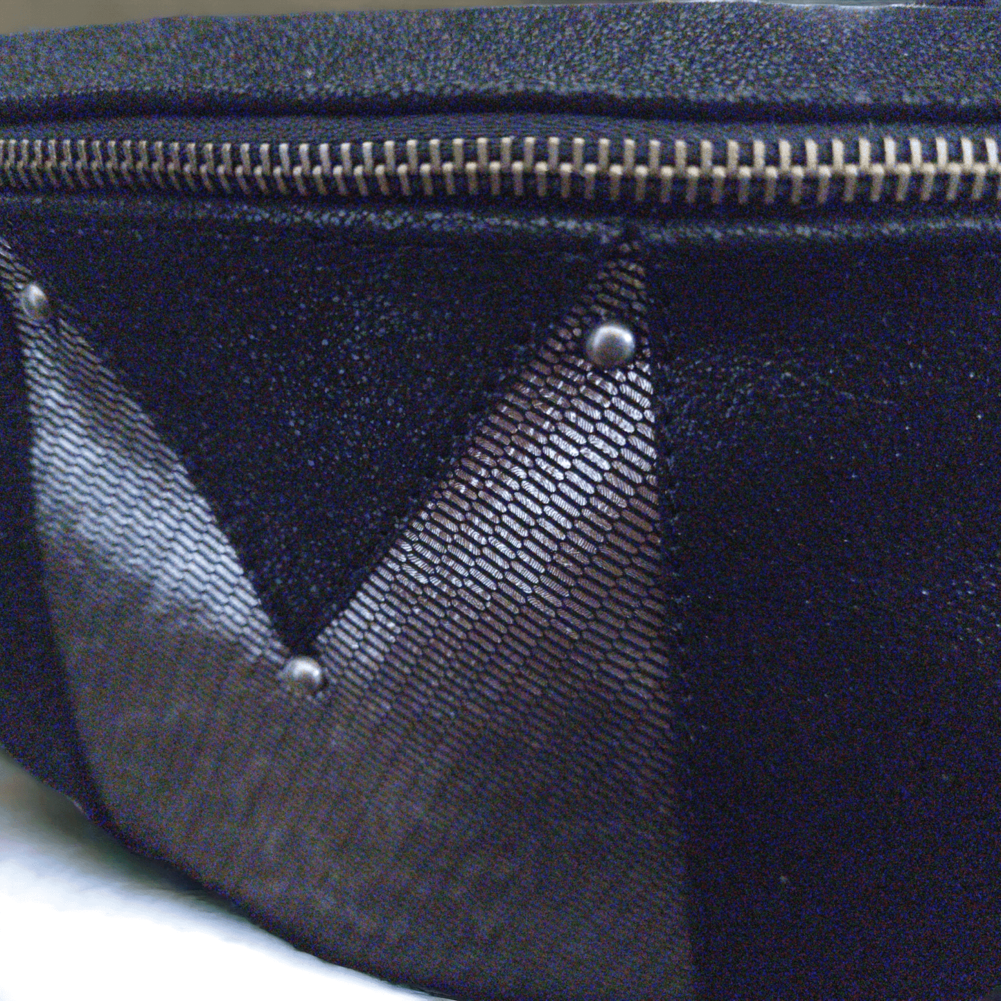 Sac banane femme en cuir NOIR M - Vavounette&Co