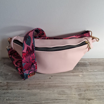 Sac banane Femme en cuir ROSE