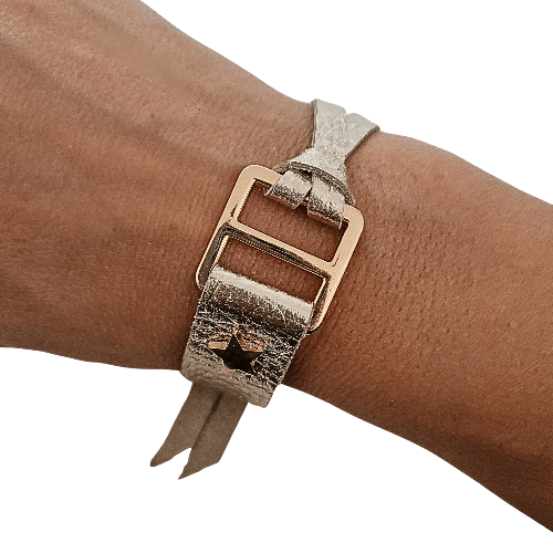 Bracelet en cuir femme DORE Zaza - Vavounette&Co