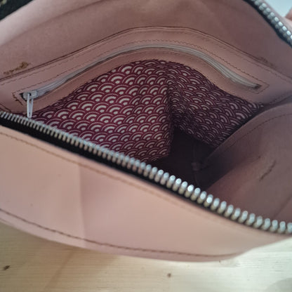 Sac Cabas Femme en cuir ROSE Zippé