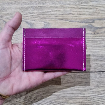 Porte Cartes en cuir ROSE Vienne