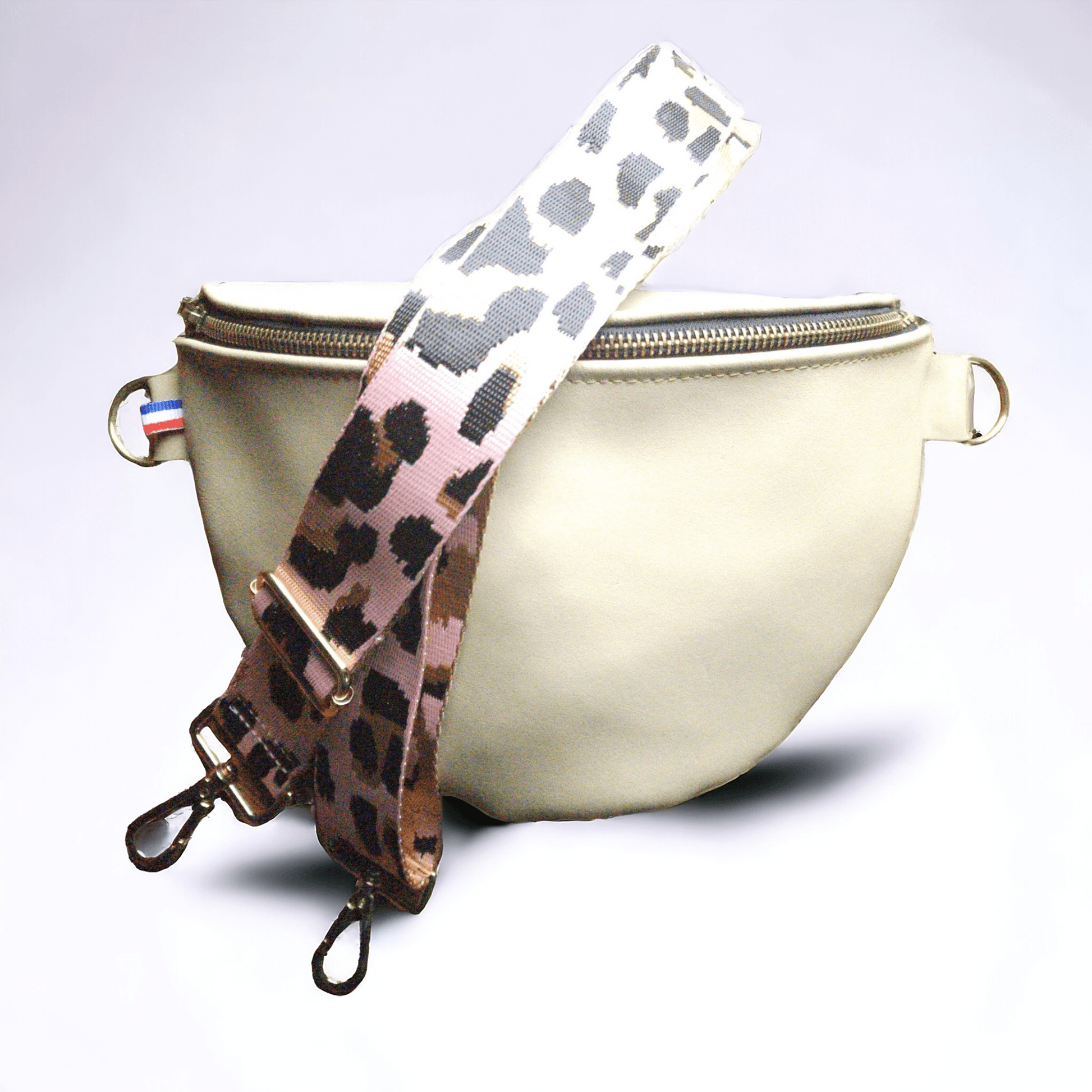 Sac banane Femme en cuir BEIGE Ava - Vavounette&Co